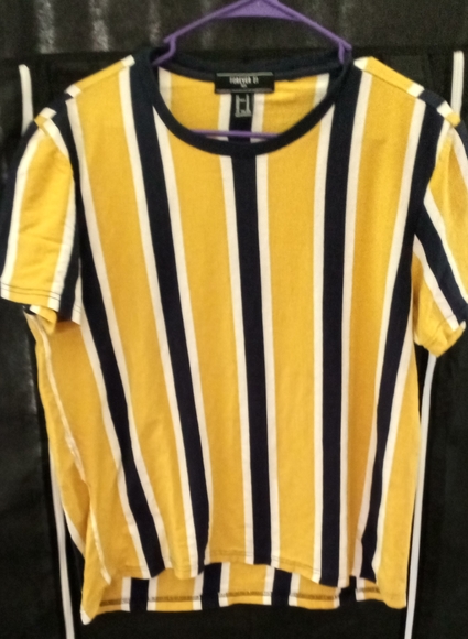 Forever 21 Men's Striped Shirt Size Md. - Picture 1 of 3